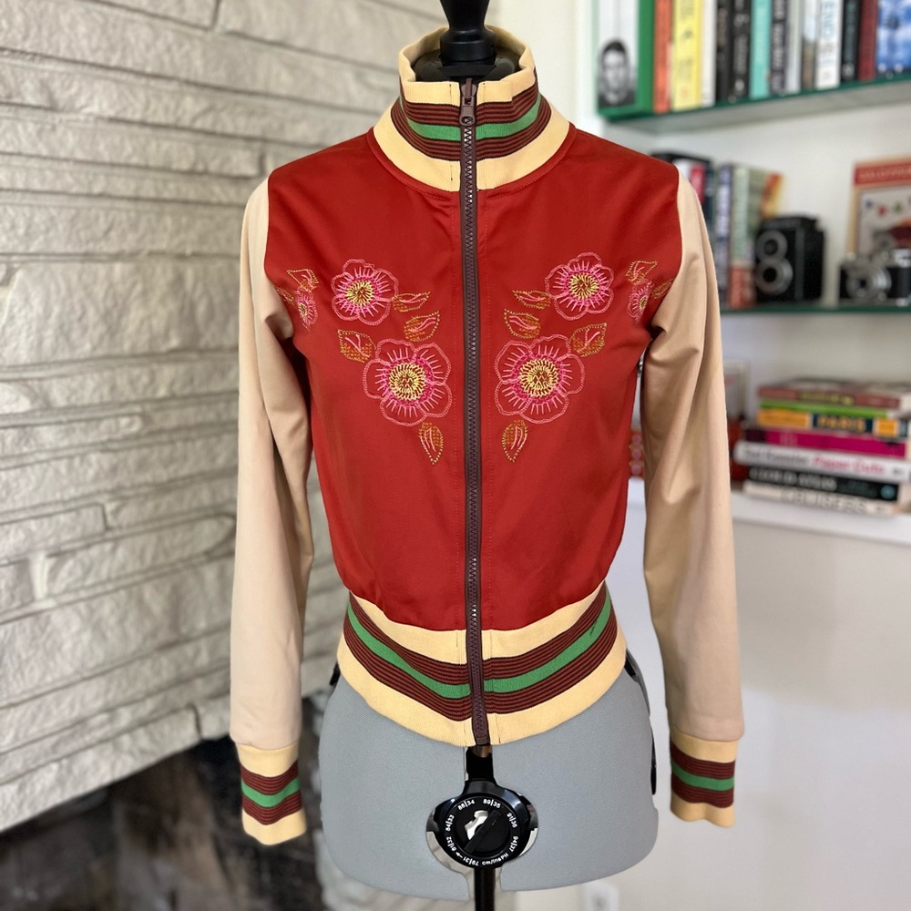 Nuvula burnt orange reversible bomber jacket satin